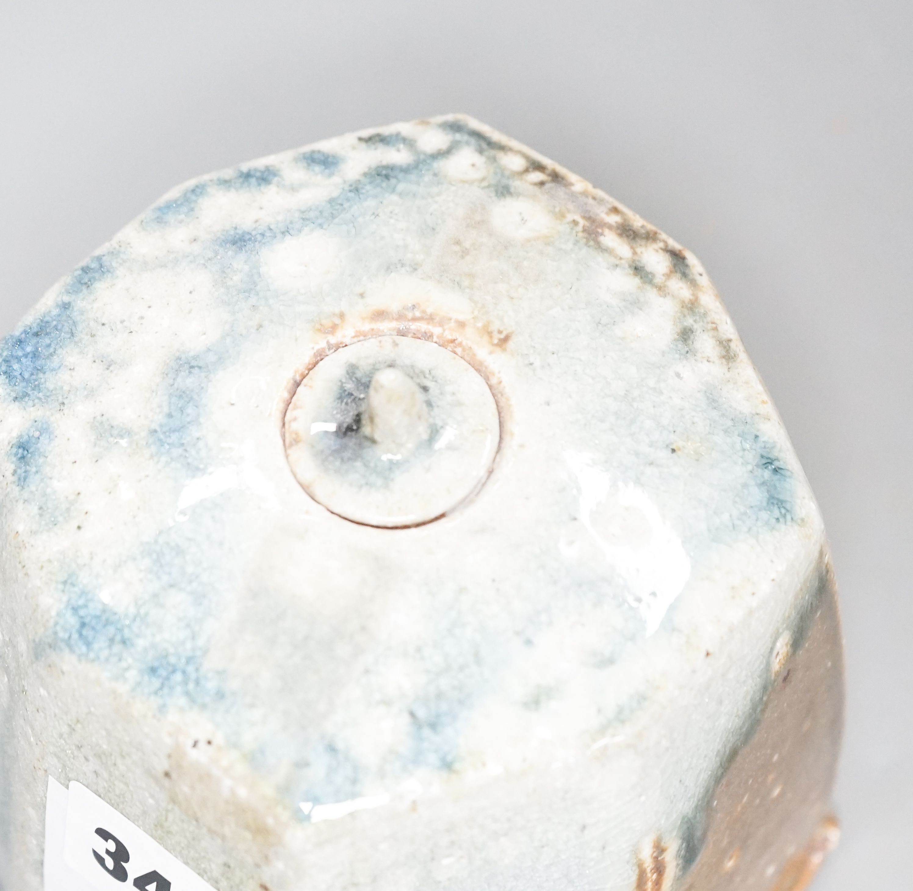 Lisa Hammond (b.1956) for Maze Hill Pottery, a soda glazed jar and cover 13cm
